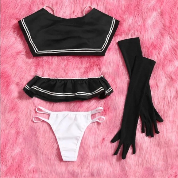 Kawaii sailor moon schoolgirl lingerie cosplay S - Picture 3 of 4